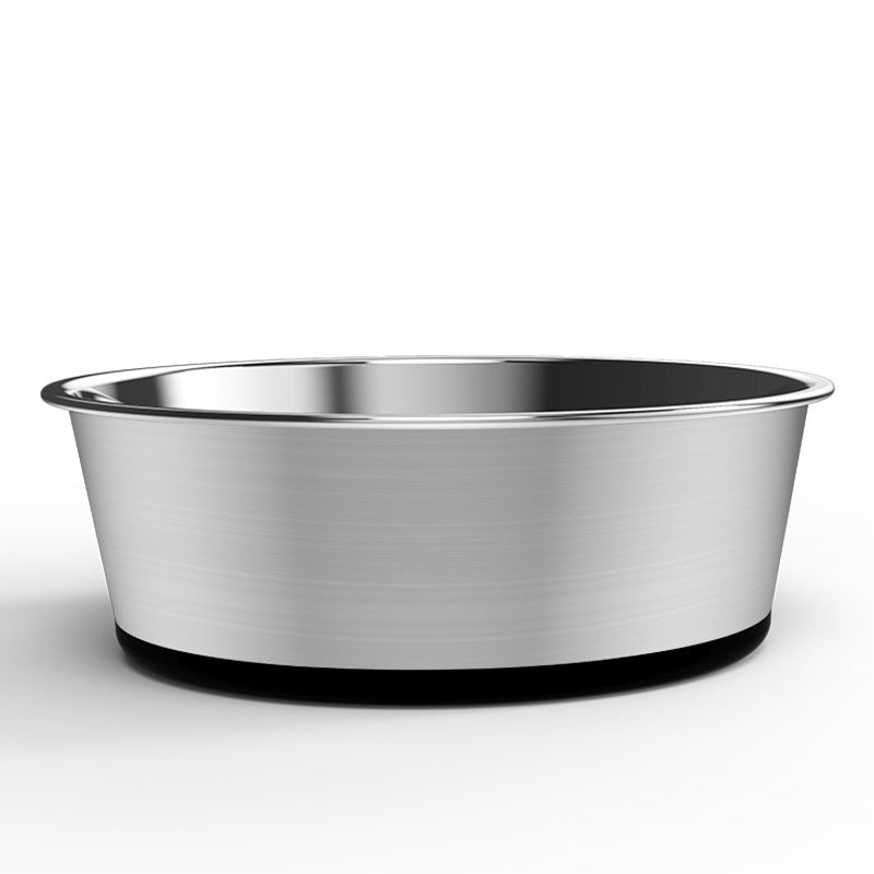 Large stainless dog outlet bowl