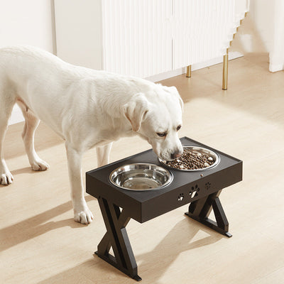 Stainless Steel Abs Adjustable Dog Bowl Pet Food Bowl