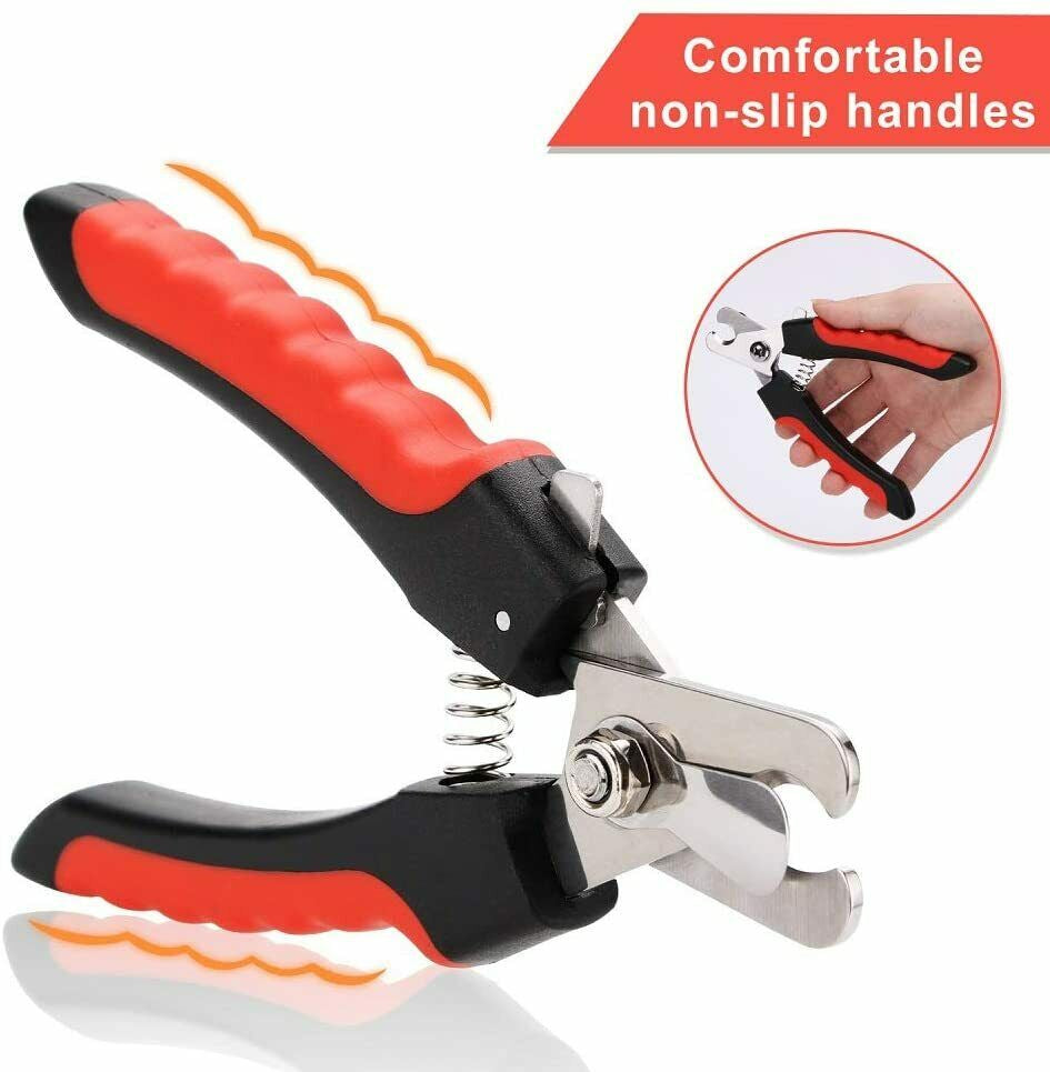 Dog Nail Clippers Nail Trimmer with Safety Guard Razor Sharp Blades Pet Grooming