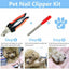 Dog Nail Clippers Nail Trimmer with Safety Guard Razor Sharp Blades Pet Grooming