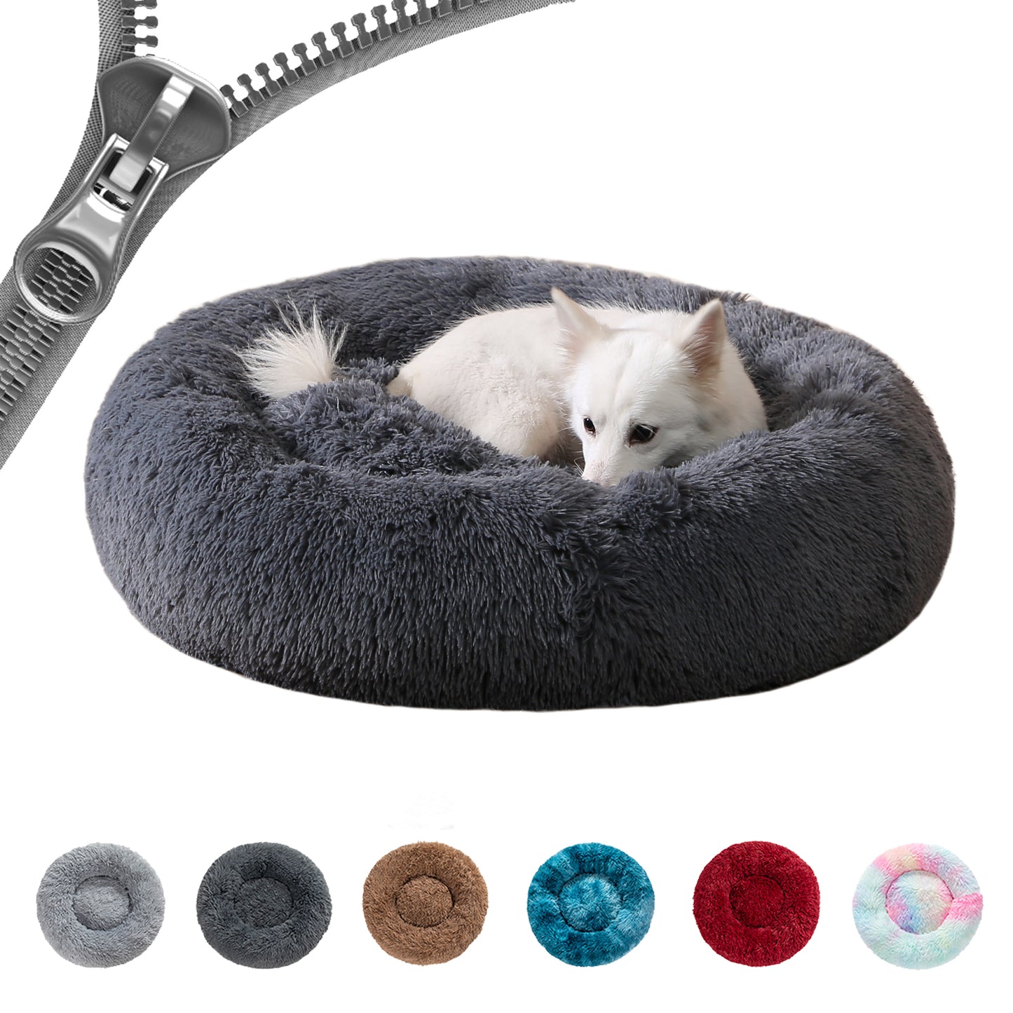 Donut Mand Dog Accessories for Large Dogs Cat'S House Plush Pet Bed for Dog XXL round Mat for Small Medium Animal Calming 40Cm-120Cm