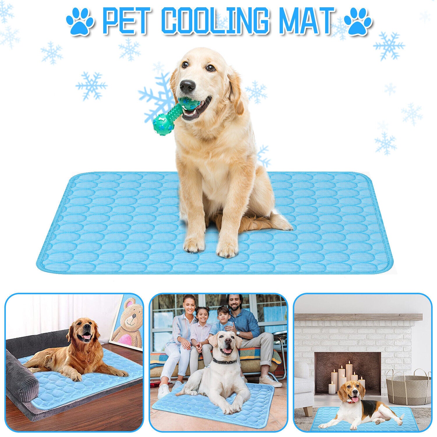 Pet Cooling Mat Cool Pad Cushion Dog Cat Puppy Blanket for Summer Sleeping Bed Dog Cooling Bed Pet Cooling Mat