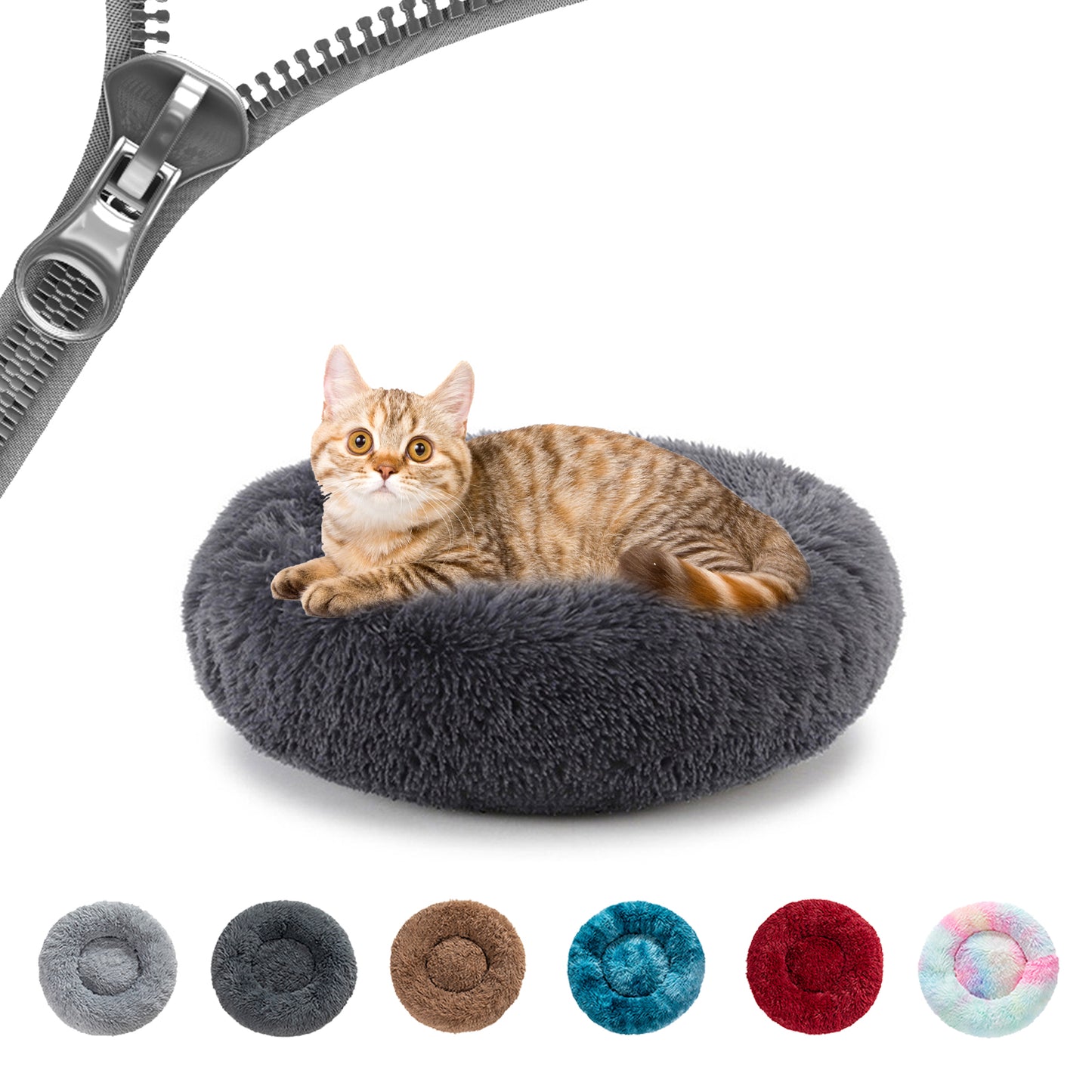 Donut Mand Dog Accessories for Large Dogs Cat'S House Plush Pet Bed for Dog XXL round Mat for Small Medium Animal Calming 40Cm-120Cm