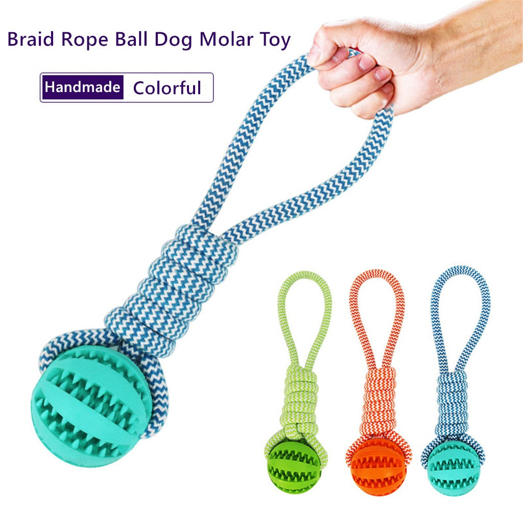 Pet Braid Rope Ball Toy New Dog Toys