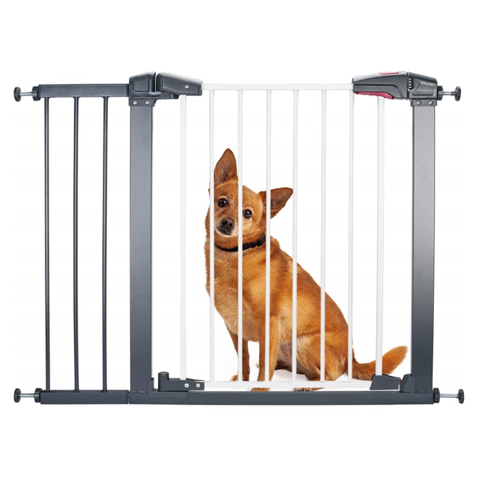 Sturdy Safe Gate with 4 Pressured Adjustment Bolts Dog Indoor Gate,Stair Gate for Pets, 29In to 34In Wide 32In Height