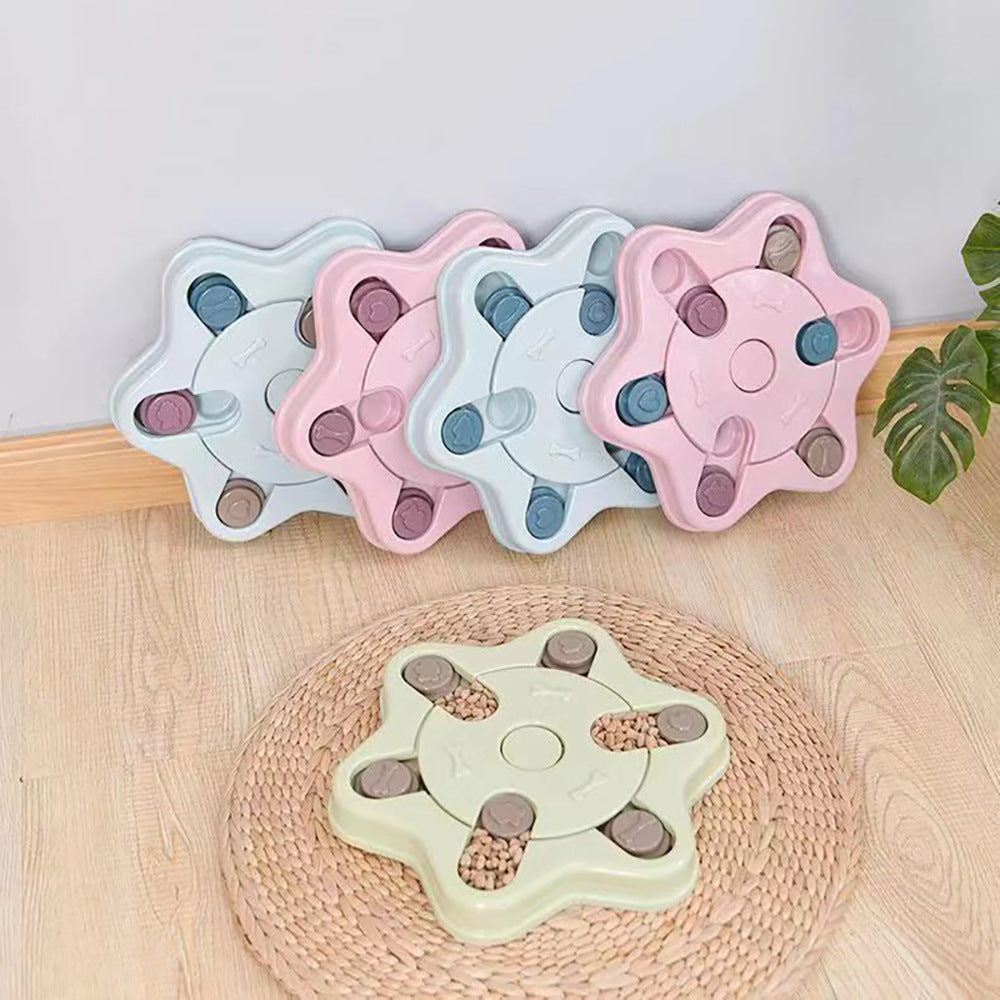 Dog Puzzle Toys Increase IQ Interactive Slow Dispensing Feeding Dog Training Games Feeder for Small Medium Dog Pet Training Toy