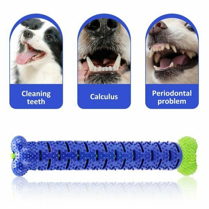 Dog Chew Toys Toothbrush Pets Molar Tooth Cleaning Brushing Stick Doggy Silicone