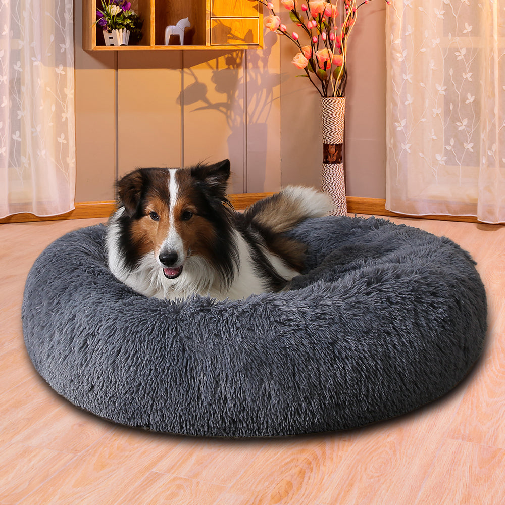 Donut Mand Dog Accessories for Large Dogs Cat'S House Plush Pet Bed for Dog XXL round Mat for Small Medium Animal Calming 40Cm-120Cm